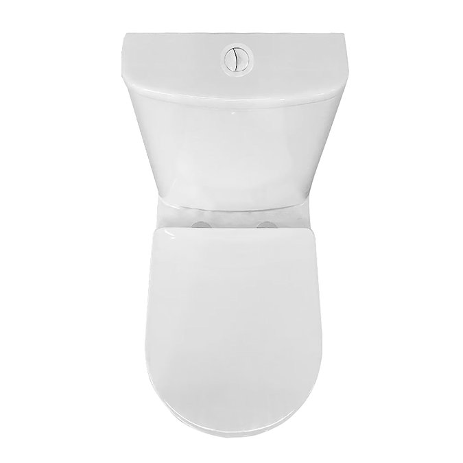 Nova Modern BTW Rimless Close Coupled Toilet + Soft Close Seat