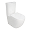 Nova Round BTW Rimless Close Coupled Toilet with Soft Close Seat