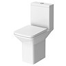Nova Modern Rimless Comfort Height Toilet + Soft Close Seat