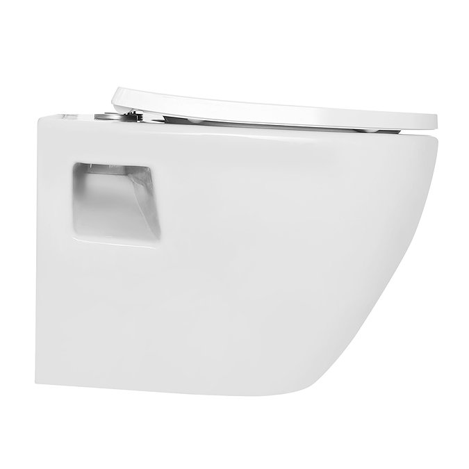 Nova Rimless Wall Hung Pan with Soft Close Seat Standard Large Image
