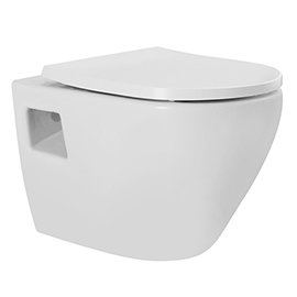 Nova Rimless Wall Hung Pan with Soft Close Seat Medium Image