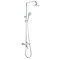 Nova Round Thermostatic Shower Kit with Spout