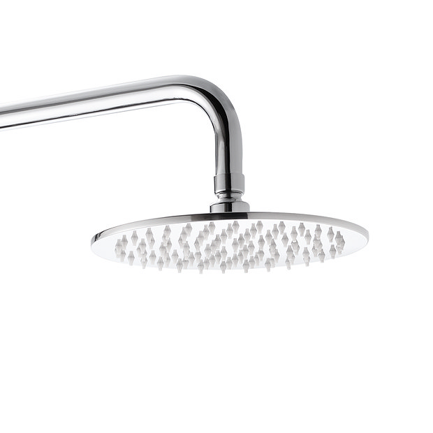 Nova Round Thermostatic Shower Kit with Bath Filler Victorian Plumbing UK