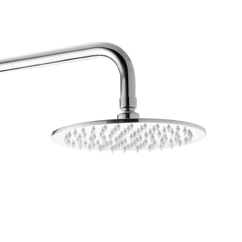 Nova Round Thermostatic Shower Kit with Bath Filler Victorian Plumbing UK