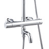 Nova Round Thermostatic Shower Kit with Spout