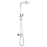 Nova Square Thermostatic Shower Kit with Spout