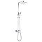 Nova Square Thermostatic Shower Kit with Spout