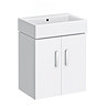 Nova Wall Mounted 0TH Vanity - 450mm Gloss White