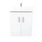 Nova Wall Mounted Vanity - 450mm Gloss White (Flat Packed)  Feature Large Image
