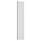 Nova White Vertical Double Panel Aluminium Radiator 1800 x 375mm (4 Section)