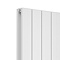 Nova White Vertical Double Panel Aluminium Radiator 1800 x 470mm (5 Section)