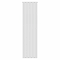 Nova White Vertical Double Panel Aluminium Radiator 1800 x 470mm (5 Section)