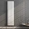 Nova White Vertical Double Panel Aluminium Radiator 1800 x 466mm (5 Section)  Feature Large Image