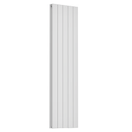 Nova White Vertical Double Panel Aluminium Radiator 1800 x 470mm (5 Section)