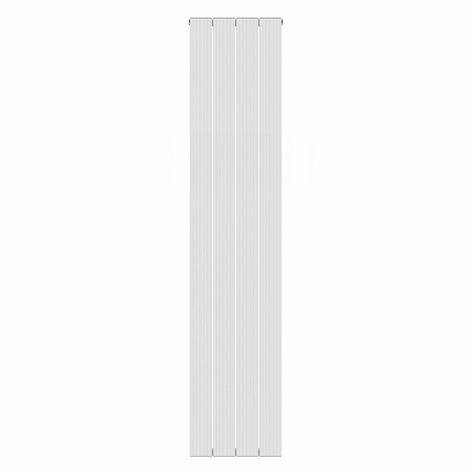 Nova White Vertical Single Panel Aluminium Radiator 1800 x 375mm (4 Section)