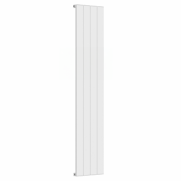 Nova White Vertical Single Panel Aluminium Radiator 1800 x 375mm (4 Section)