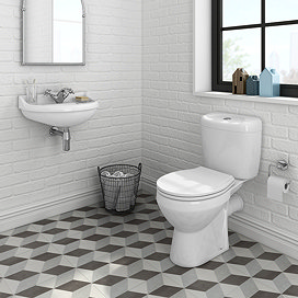 Novad Ceramic Cloakroom Suite Large Image