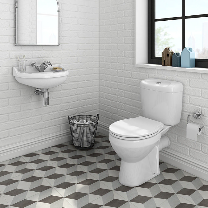 Novad Ceramic Cloakroom Suite Large Image