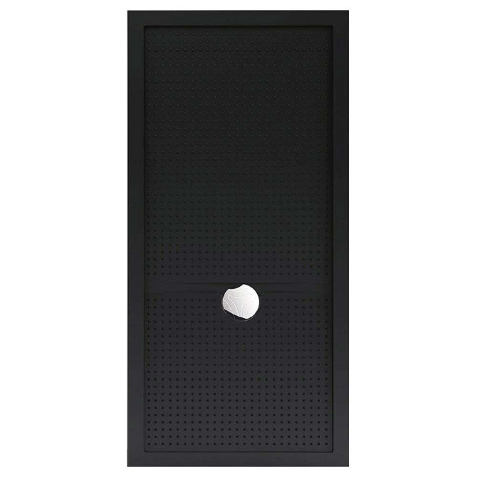 Novellini Olympic 125mm Methacrylate Shower Tray - Black Profile Large Image