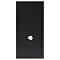 Novellini Olympic 125mm Methacrylate Shower Tray - Black Profile Large Image