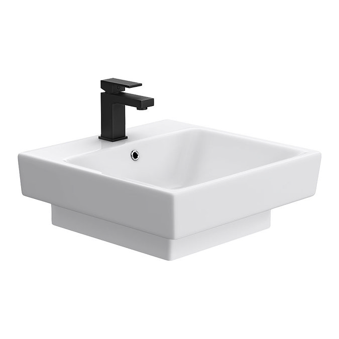 Novus 510 x 515mm Square Ceramic Counter Top Basin - 1 Tap Hole Large Image