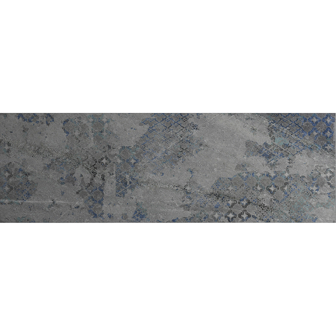 Novus Grey Stone Effect Wall Tiles - 300 x 900mm  In Bathroom Large Image