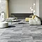 Novus Grey Stone Effect Wall and Floor Tiles - 600 x 600mm Large Image