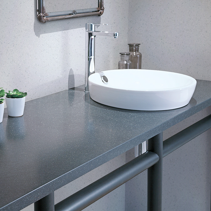 Nuance Frost Glaze 2.42M Bathroom Wall Panel - Tongue & Groove