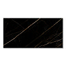 Nueva Large Format Gloss Black Marble Effect Wall & Floor Tiles - 600 x 1200mm