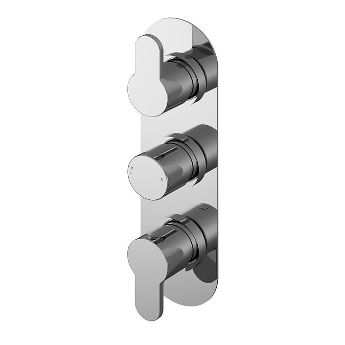 Nuie Arvan Triple Concealed Thermostatic Shower Valve - ARVTR02 Large Image