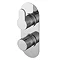 Nuie Arvan Twin Concealed Thermostatic Shower Valve - ARVTW01 Large Image