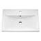 Nuie Athena 500mm Gloss Grey Mist 2 Drawer Wall Hung Vanity Unit  Profile Large Image
