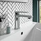 Nuie Bailey Mono Basin Mixer with Push Button Waste - BAI305  Profile Large Image