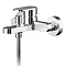 Nuie Binsey Wall Mounted Bath Shower Mixer + Shower Kit - BIN316 Large Image