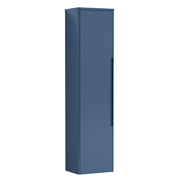 Nuie Elbe Satin Blue Wall Hung Tall Unit - PAR362  Profile Large Image