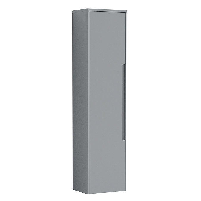 Nuie Elbe Satin Grey Wall Hung Tall Unit - PAR262 Large Image