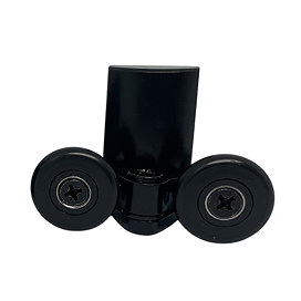 Nuie Pacific Black Sliding Shower Door Bottom Runner Wheel