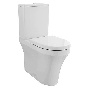 Nuie Provost Comfort Height Rimless BTW Toilet + Soft Close Seat - CMA011  Profile Large Image
