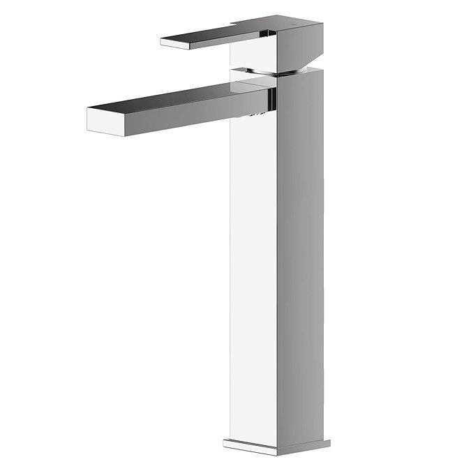 Nuie Sanford Chrome High Rise Mono Basin Mixer - SAN370 Large Image