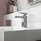 Nuie Sanford Chrome Mono Basin Mixer with Push Button Waste - SAN305  Profile Large Image