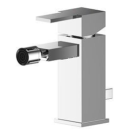 Nuie Sanford Chrome Mono Bidet Mixer with Pop-up Waste - SAN306 Large Image