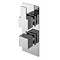 Nuie Sanford Twin Concealed Thermostatic Shower Valve - SANTW01 Large Image