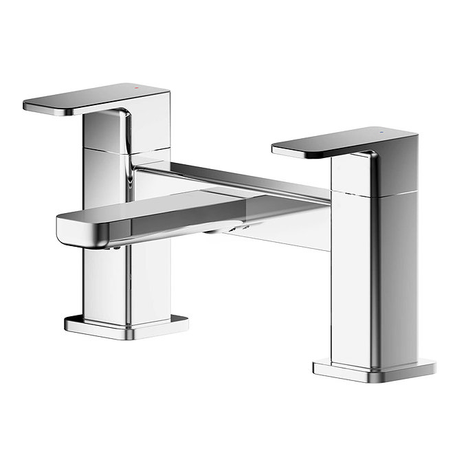 Nuie Windon Chrome Bath Filler - WIN303 Large Image