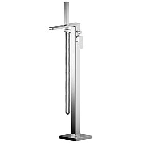 Nuie Windon Chrome Freestanding Bath Shower Mixer - WIN321 Large Image