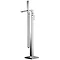 Nuie Windon Chrome Freestanding Bath Shower Mixer - WIN321 Large Image