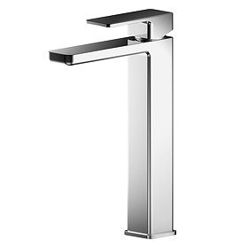 Nuie Windon Chrome High Rise Mono Basin Mixer - WIN370 Large Image