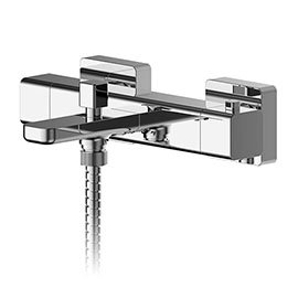 Nuie Windon Wall Mounted Thermostatic Bath Shower Mixer - WIN005 Medium Image