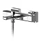 Nuie Windon Wall Mounted Thermostatic Bath Shower Mixer - WIN005 Large Image