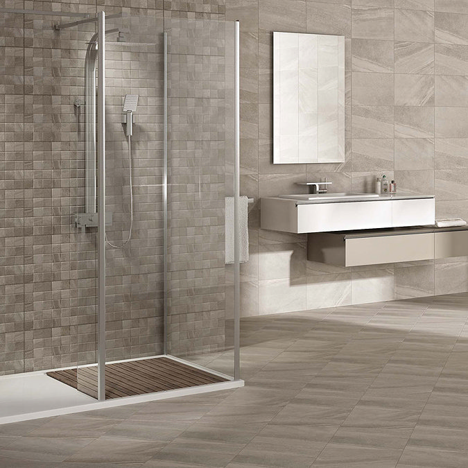 Oceania Stone Grey Floor Tiles - 33 x 33cm Newest Large Image