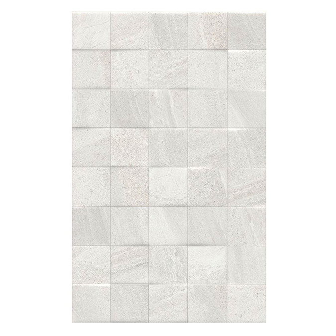 Oceania Stone White Mosaic Wall Tiles Large Image